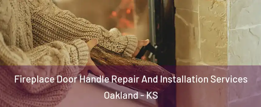 Fireplace Door Handle Repair And Installation Services Oakland - KS