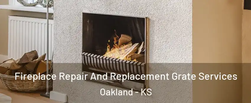 Fireplace Repair And Replacement Grate Services Oakland - KS