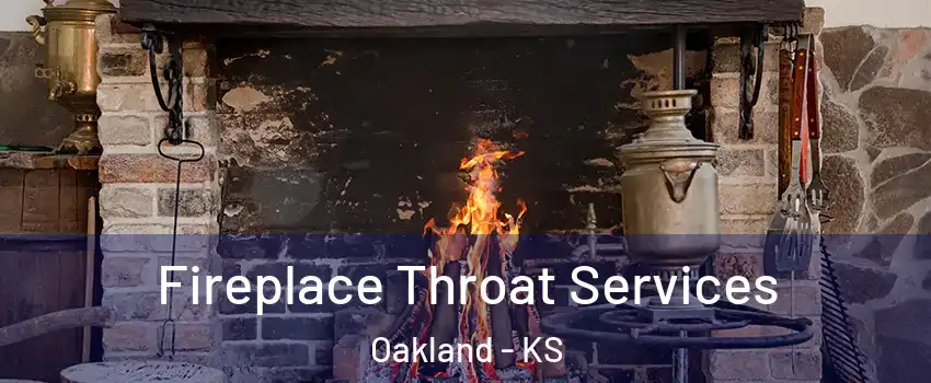 Fireplace Throat Services Oakland - KS