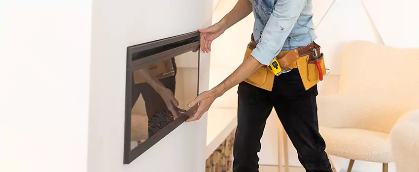 Metal Fireplace Installation in Highland Park, Kansas