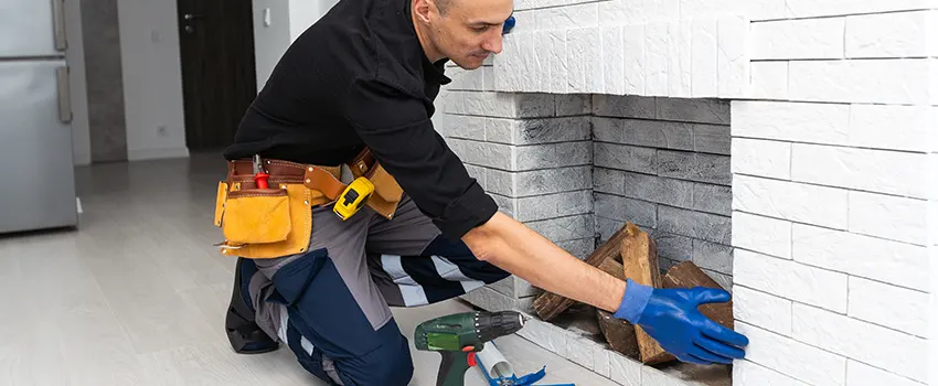Fireplace Damaged Damper Frame Repair Services in Pauline, Kansas