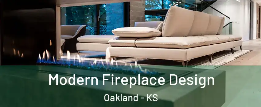 Modern Fireplace Design Oakland - KS