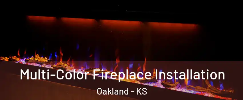 Multi-Color Fireplace Installation Oakland - KS